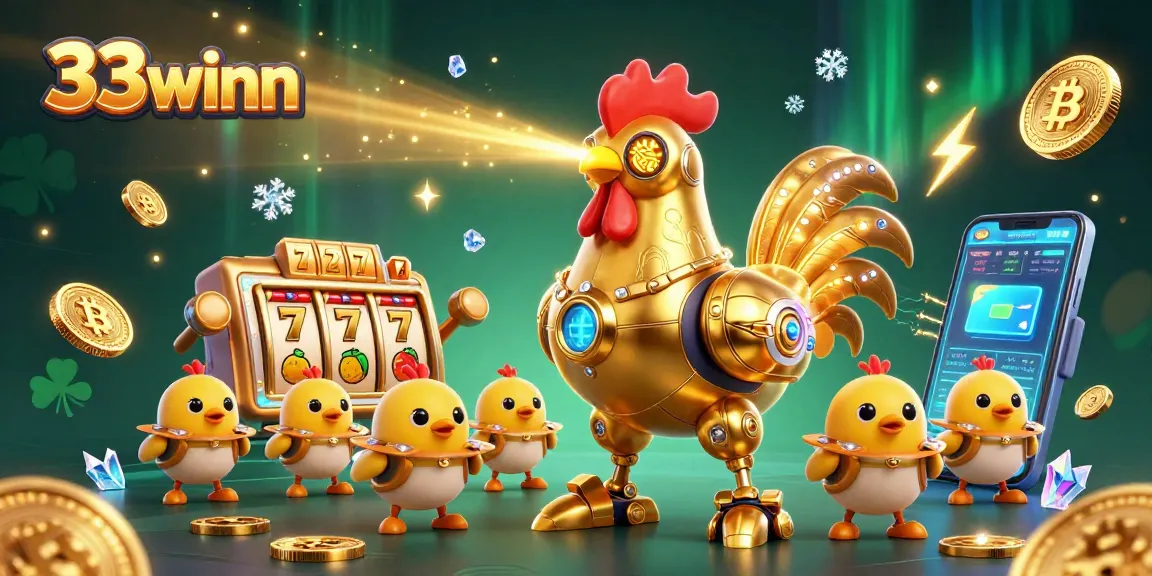 Experience thrilling wins at 33winn with vibrant slot machines and crypto gaming elements.