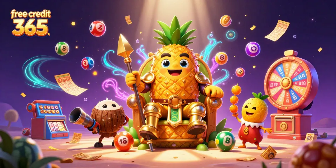 Experience the excitement of free credit 365 with our vibrant cartoon casino scene featuring engaging characters and dynamic elements.
