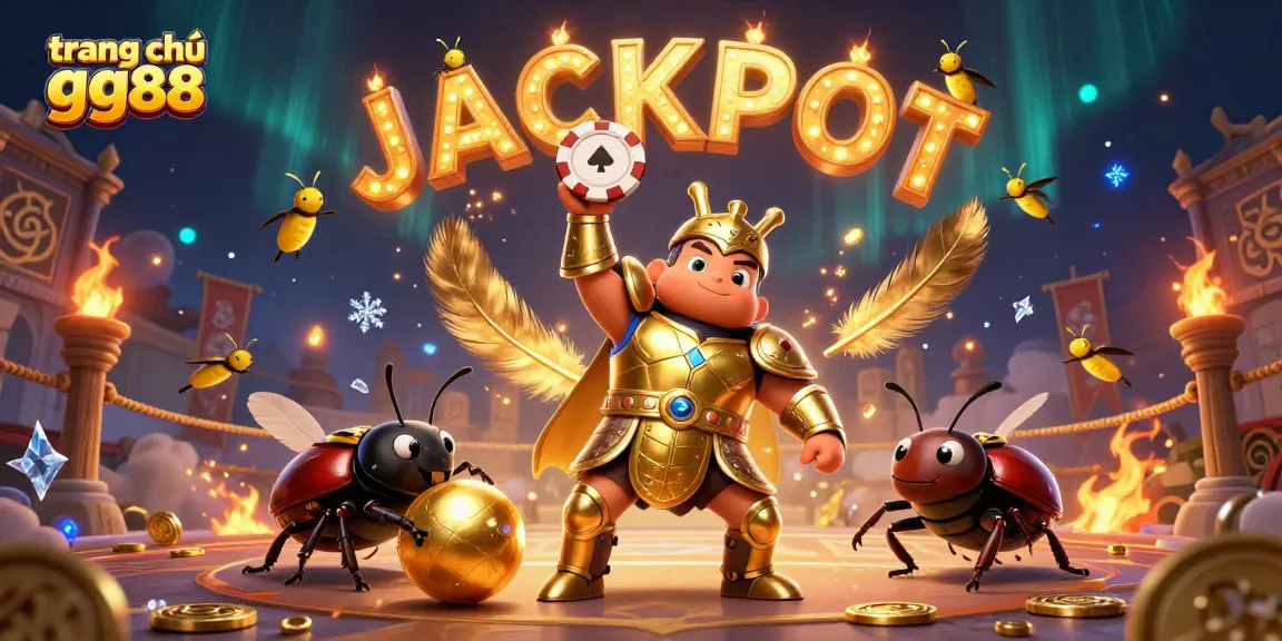 Experience the thrill of winning at trang chủ gg88 with vibrant 3D characters celebrating a jackpot.